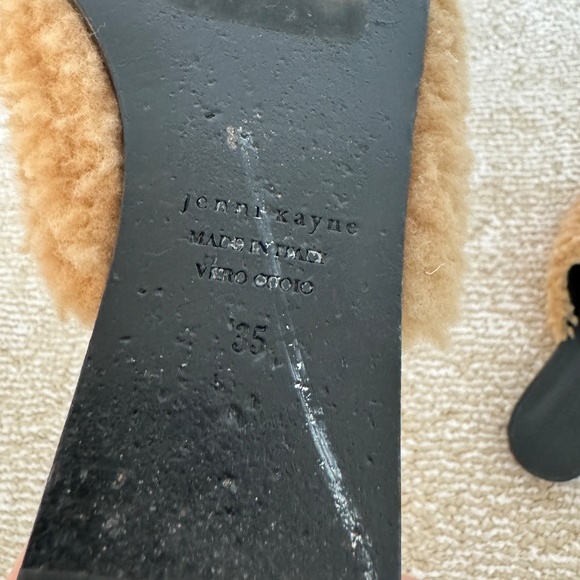 Jenni Kayne Shearling Mules Size 35 - Picture 6 of 6